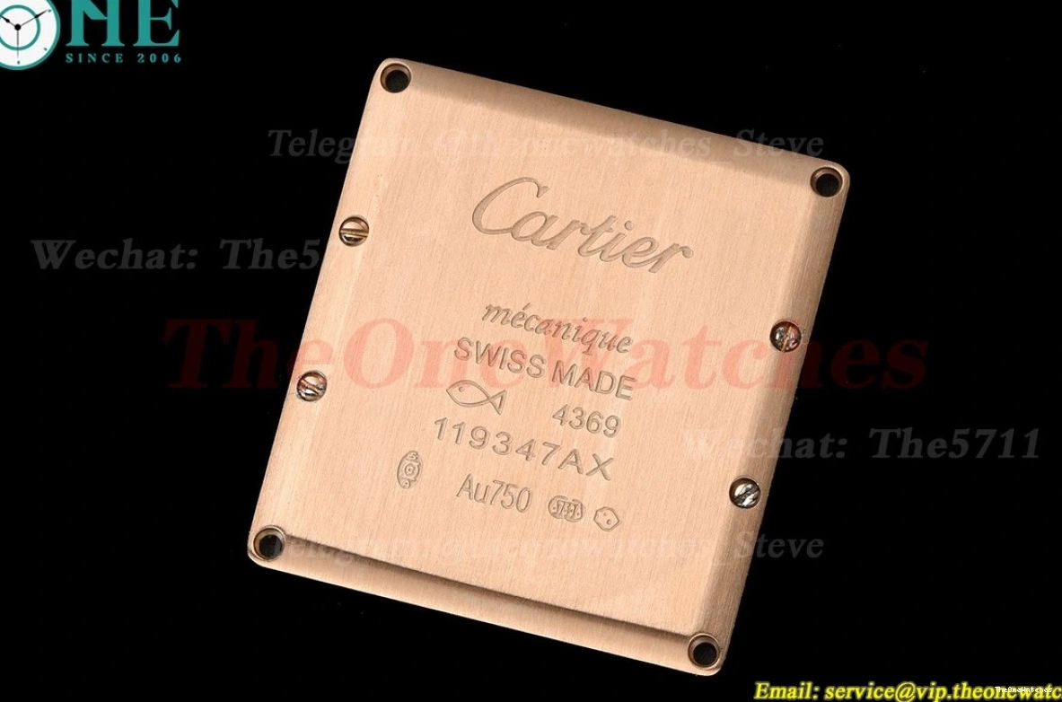 Tank White Brown Quartz Dial RG LE 25.5mm F1F Louis 0418